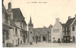 PLESTIN Place Et Eglise - Plestin-les-Greves