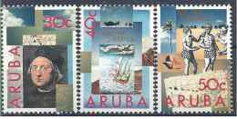 1992 ARUBA 110-12** Colomb, Navigateur - Niederländische Antillen, Curaçao, Aruba