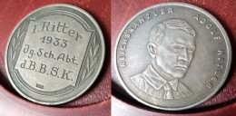 GERMANIA 3° REICH MONETA COMMEMORATIVA  I. RITTER 1933 ADOLF HITLER - ALLEMAGNE - DEUTSCHLAND - COD: AB21 - Autres & Non Classés