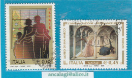 USATI ITALIA 2005 - Ref.0980 "NATALE" Serie Di 2 Val.  - - 2001-10: Usati