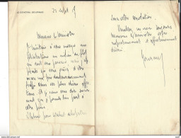 GENERAL GOURAUD Autographe Lettre 1917 ( Condoléances à Un Ministre ) - Político Y Militar