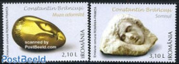 Romania 2006 Sculptures, Joint Issue France 2v, Mint NH, Various - Joint Issues - Art - Art & Antique Objects - Sculpt.. - Unused Stamps