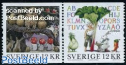 Sweden 2010 Europa, Childrens Books 2v, Mint NH, History - Nature - Europa (cept) - Birds - Owls - Rabbits / Hares - A.. - Ongebruikt