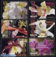 Papua New Guinea 2004 Orchids 6v, Mint NH, Nature - Flowers & Plants - Orchids - Papua New Guinea