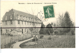 CPA  . Isère . D38.  MORESTEL . USINE DE CHAUSSURES . SERVONNAT Frères - Morestel