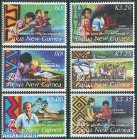 Papua New Guinea 2006 50 Years SIL 6v, Mint NH, Transport - Post - Aircraft & Aviation - Post