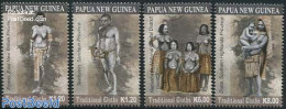 Papua New Guinea 2012 Traditional Costumes 4v, Mint NH, Various - Costumes - Disfraces