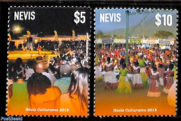 Nevis 2014 Culturama 2v, Mint NH, Dance & Ballet - Folklore - Dance