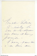 LOUIS MARIE DE SCHRYVER (1862-1942) LAS AUTOGRAPHE ORIGINAL AUTOGRAPHE PEINTRE - Maler Und Bildhauer