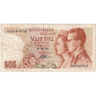 Belgique, 50 Francs, 1966, 1966-05-16, KM:139, TB - 50 Francs