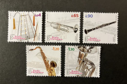 Portugal 2024 - Philarmonic Bands, Musical Instruments Stamps Set Gummed - Unused Stamps