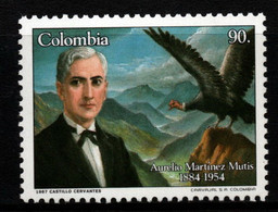 14- KOLUMBIEN - 1987 - MNH - MI#: 1709. JAURELIO MARTINEZ MUTIS- CONDOR - Kolumbien