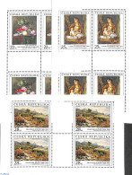 Czech Republic 2006 Paintings 3 M/s, Mint NH, Art - Paintings - Sonstige & Ohne Zuordnung