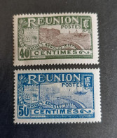 Réunion 1922-1926 Yvert 91 & 93 MH - Nuovi