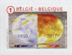 Belgique, België, **, Yv 4652, Mi 4728, Bel 4682, Développement Du Réchauffement Climatique (1950-2017) - Neufs