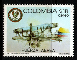 13- KOLUMBIEN - 1982- MI#:1596- MNH- AIR FORCE - PLANE - Colombia