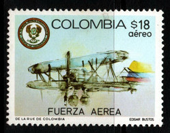 13- KOLUMBIEN - 1982- MI#:1596- MNH- AIR FORCE - PLANE - Colombie