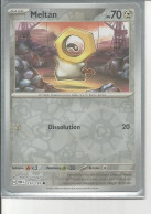 CARTE MELTAN REVERSE FLAMMES OBSIDIENNES N° 152 - Ecarlate & Violet