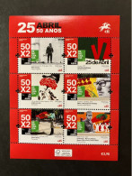 Portugal 2024 - 50 Years 25 April Revolution Stamps Mini Sheet MNH - Unused Stamps