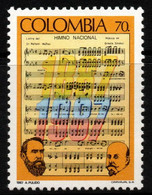 06- KOLUMBIEN - 1988 - MI#:1724 - MNH- NATIONAL ANTHEM  -MUSIC - Kolumbien
