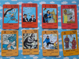 JEU DES 7 FAMILLES TINTIN ( Offert Par Nesquik ) LOMBARD 1975 HERGE - Oggetti Pubblicitari