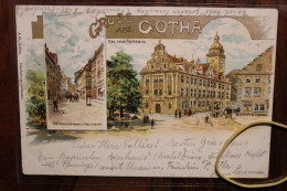 AK 1900 Cpa Gruss Aus Gruß Gotha Litho - Gotha