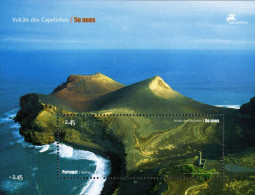 Portugal - Azores - 2007 - Capelinhos Volcano - 50 Years Since Eruption - Mint Souvenir Sheet - Azoren