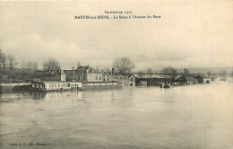 78* MANTES - LIMAY   Crue 1910 -   Amont Du Pont              MA81.183 - Mantes La Ville