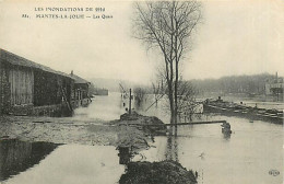 78* MANTES - LIMAY   Crue 1910 â Les Quais                MA81.173 - Mantes La Ville