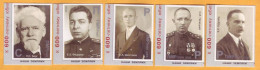 2008 Moldova Transnistria. Honorary Citizens Of The City Of Bendery. Berg, Fedorov, Shestakov, Poletsky, Gedroits. - Moldova