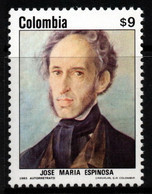 04- KOLUMBIEN - 1983- MI#:1612- MNH- JOSE MARIA ESPINOSA - Kolumbien