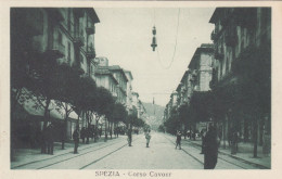 LA SPEZIA-CORSO CAVOUR-BELLA E ANIMATA CARTOLINA NON VIAGGIATA 1915-1925 - La Spezia
