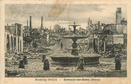 51* SERMAIZE LS BAINS Bombardee  WW1     MA86,1190 - Sermaize-les-Bains