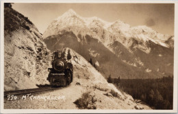 Byron Harmon #774 Mt Chancellor BC British Columbia Train Locomotive 5178 Railway Unused RPPC Postcard Z2 - Autres & Non Classés