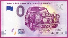 0-Euro LEAD 2018-1 MOBILIA KONGASALA - RALLY  MUSEUM FINLAND - Privatentwürfe