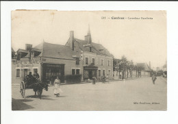 41 - CONTRES - Café Du Mail - H  Reimbold - Attelage  ( Animation ) - Contres