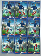 W353 - CARTES CARREFOUR - EQUIPE DE FRANCE DE FOOTBALL - VARANE GRIEZMANN BENZEMA EVRA VALBUENA... - Trading-Karten