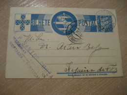 MORTAGUA 1938 To Figueira Da Foz Cancel Bilhete Postal Stationery Card PORTUGAL - Brieven En Documenten