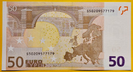 50 Euro 1° Serie Italia  J077 A5 - S502... FDS/UNC  Draghi - 50 Euro