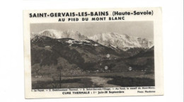 Saint-Gervais-les-nains (Haute-Savoie) Au Pied Du Mont Blanc  - 6726 - Non Classés