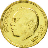 Monnaie, Maroc, Al-Hassan II, 20 Santimat, 1974, Paris, TTB+, Aluminum-Bronze - Marruecos