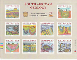 2016 South Africa Geology Geological Congress   Complete Sheet Of 10  MNH - Unused Stamps