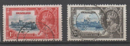 Swaziland 1935, Used, Michel 20, 21, George V And Windsor Castle - Swaziland (...-1967)