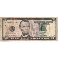 Billet, États-Unis, Five Dollars, 2009, TB - Federal Reserve Notes (1928-...)