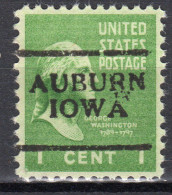 MM-333; USA Precancel/Vorausentwertung/Preo; AUBURN (IA), Type 701 - Vorausentwertungen