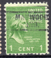 MM-312; USA Precancel/Vorausentwertung/Preo; MAYWOOD (IN), Type 729 - Precancels