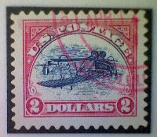 United States, Scott #4806a, Used(o), 2013, Inverted Jenny, Single, $2, Blue, Black, And Red - Used Stamps