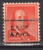 MM-390; USA Precancel/Vorausentwertung/Preo; LANE (KS), Type 701 - Precancels