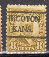 MM-383; USA Precancel/Vorausentwertung/Preo; HUGOTON (KS), Type 492 - Precancels