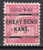 MM-375; USA Precancel/Vorausentwertung/Preo; GREAT BEND (KS), Type L-1 TS - Vorausentwertungen